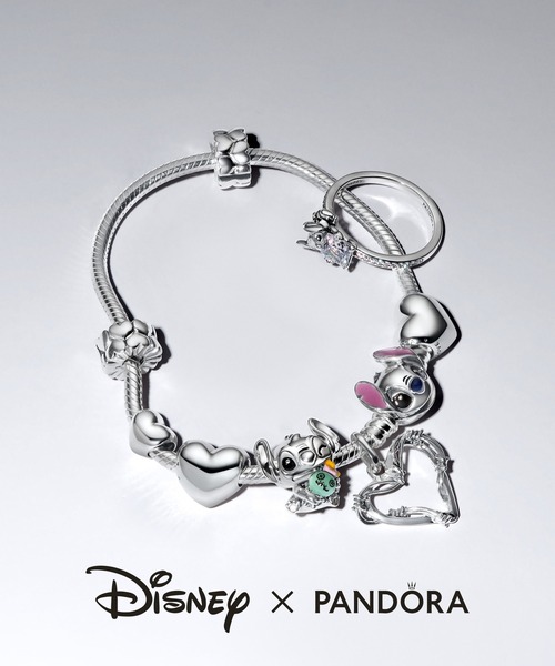 PANDORA（パンドラ） チャーム ディズニー スティッチ ＆ スクランプ
