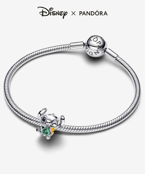 PANDORA（パンドラ） チャーム ディズニー スティッチ ＆ スクランプ