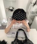 ヘアバンド 「春夏新作」ドット柄ヘアバンドの詳細画像4
