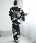 浴衣 浴衣3点セット 宵涼みの朝顔 レディースの詳細画像3