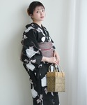 浴衣 浴衣3点セット 宵涼みの朝顔 レディースの詳細画像4