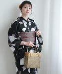 浴衣 浴衣3点セット 宵涼みの朝顔 レディースの詳細画像5