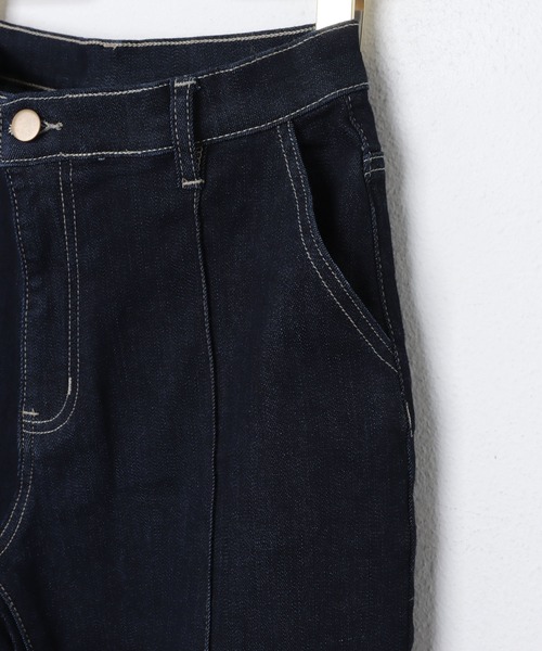 「evernavy」 デニムパンツ M インディゴブルー レディース_画像6