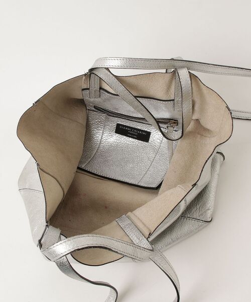 GIANNI CHIARINI（ジャンニ キアリーニ） 2WAYバッグ FREE シルバー