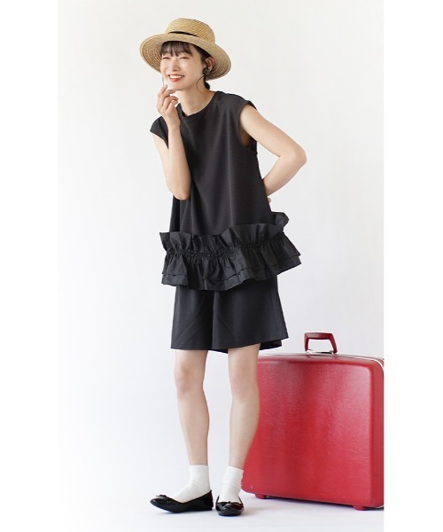 「e-zakkamania stores」 半袖カットソー M ブラック レディース_画像6