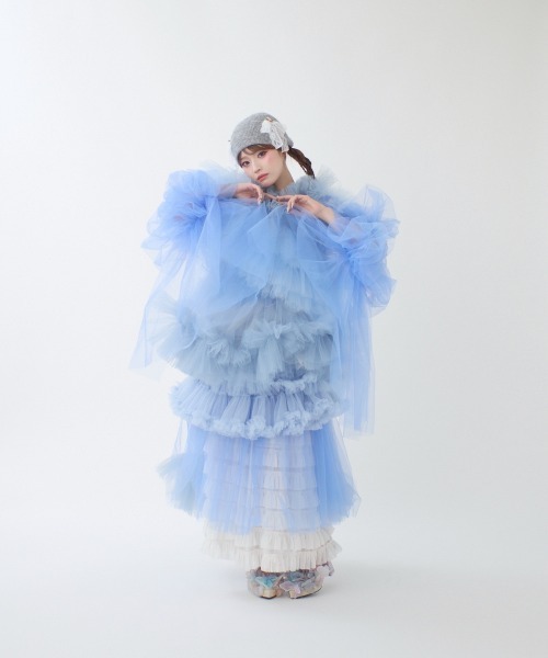 「kaorinomori」 ニットキャップ FREE グレー レディース_画像4