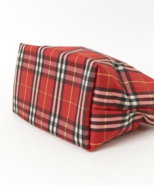 BURBERRY（バーバリー） チェック柄ハンドバッグ - レッド レディース