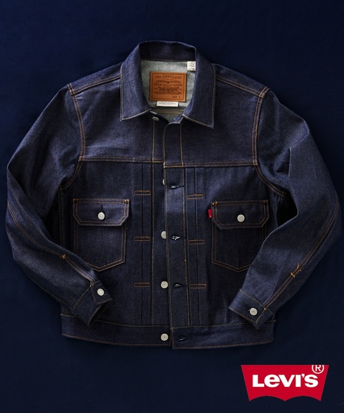 Levi's（リーバイス） デニムジャケット MEDIUM ネイビー メンズ
