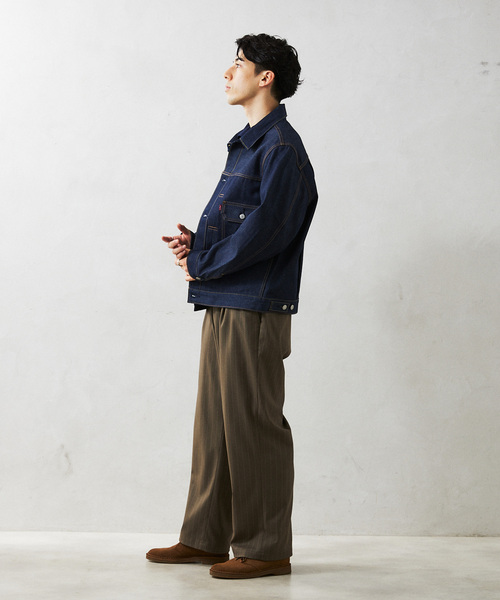 Levi's（リーバイス） デニムジャケット MEDIUM ネイビー メンズ