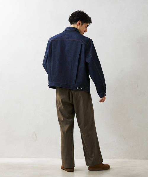 Levi's（リーバイス） デニムジャケット MEDIUM ネイビー メンズ