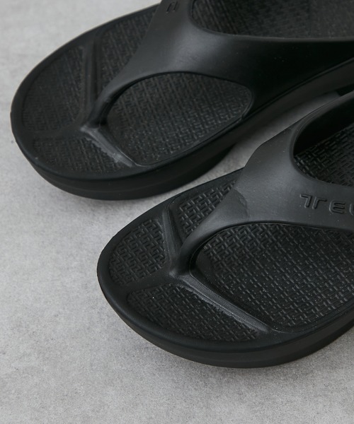 「TELIC」 フラットサンダル S ブラック レディース_画像2
