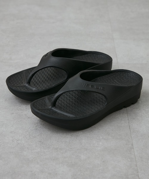 「TELIC」 フラットサンダル S ブラック レディース_画像5