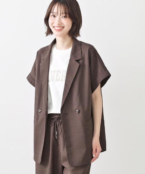 【専用】Dessin半袖テーラードジャケット Dessin（デッサン） ジャケット テーラードジャケット 「接触冷感