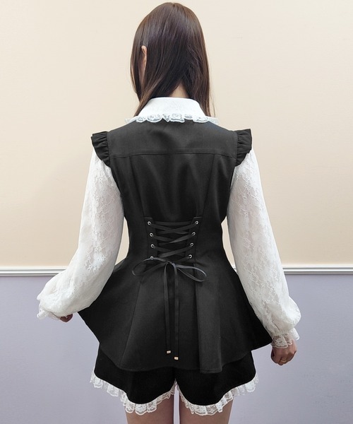「Secret Honey」 セットアップ MEDIUM ブラック レディース_画像4