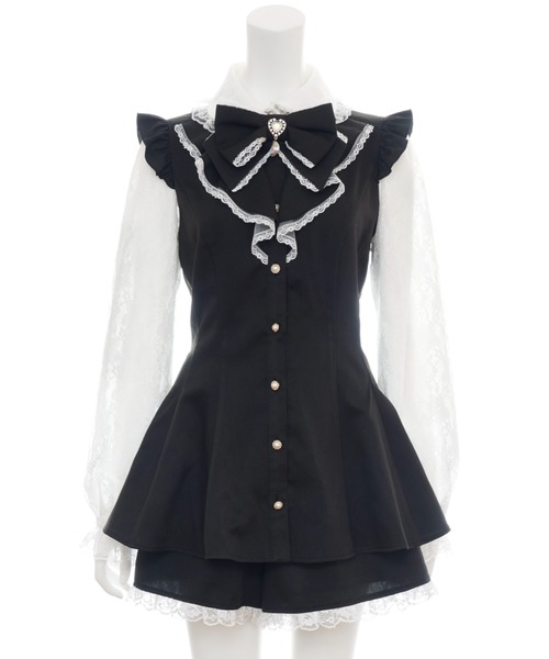 「Secret Honey」 セットアップ MEDIUM ブラック レディース_画像9