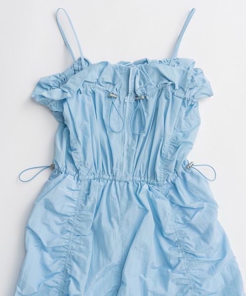 オールインワン 「2026Summer PRE-ORDER」Frill Bust 2WAY Romper/フリルバスト2WAYロンパース レディースの画像