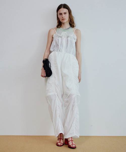 オールインワン 「2026Summer PRE-ORDER」Frill Bust 2WAY Romper/フリルバスト2WAYロンパース レディースの画像