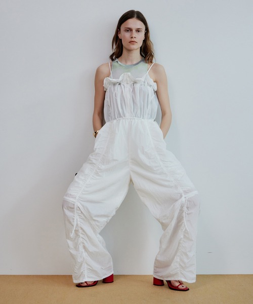 オールインワン 「2026Summer PRE-ORDER」Frill Bust 2WAY Romper/フリルバスト2WAYロンパース レディースの画像