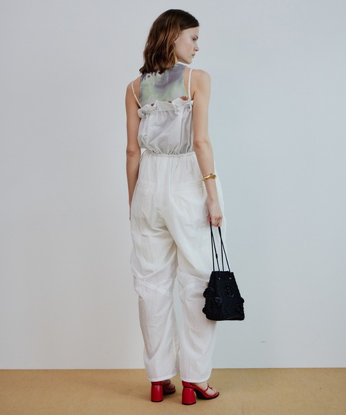 オールインワン 「2026Summer PRE-ORDER」Frill Bust 2WAY Romper/フリルバスト2WAYロンパース レディースの画像
