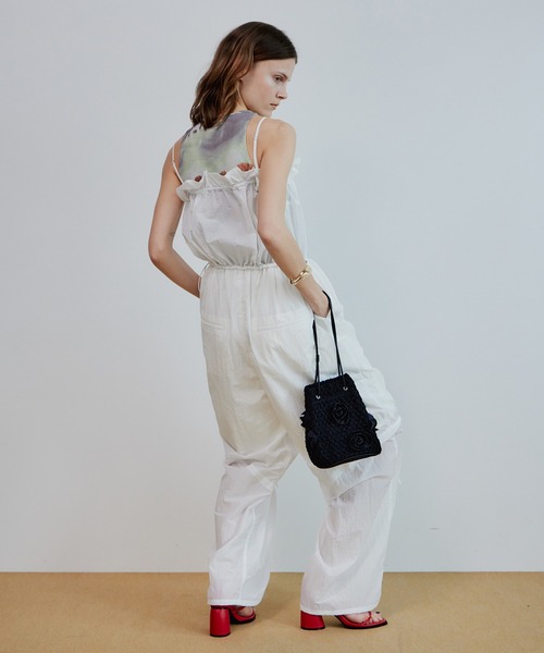 オールインワン 「2026Summer PRE-ORDER」Frill Bust 2WAY Romper/フリルバスト2WAYロンパース レディースの画像