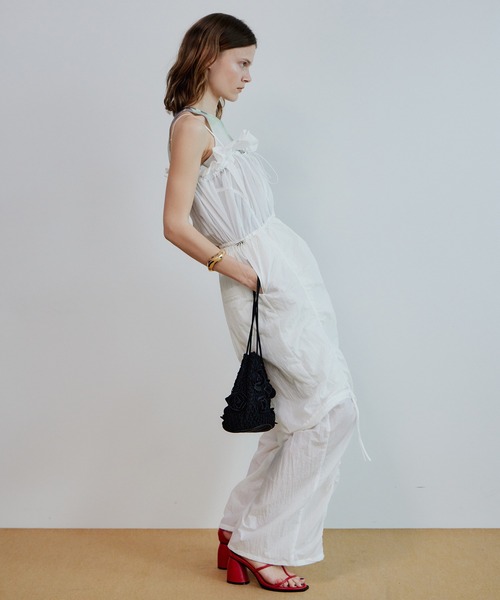 オールインワン 「2026Summer PRE-ORDER」Frill Bust 2WAY Romper/フリルバスト2WAYロンパース レディースの画像
