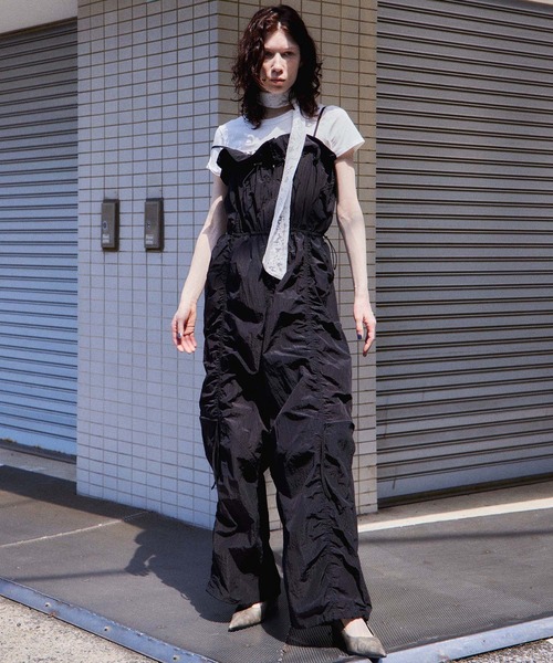 オールインワン 「2026Summer PRE-ORDER」Frill Bust 2WAY Romper/フリルバスト2WAYロンパース レディースの画像