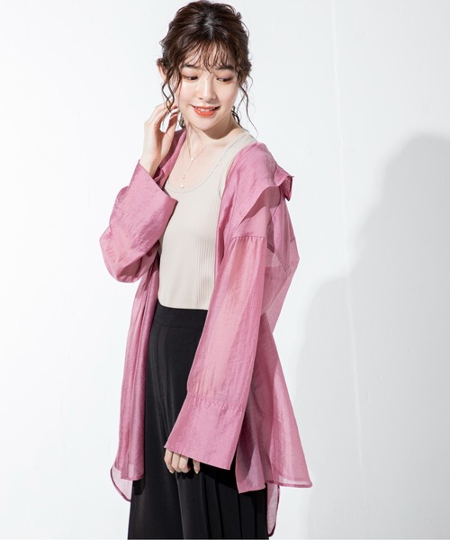 「MILLION CARATS」 「STYLE4」長袖シャツ FREE ベージュ レディース_画像5