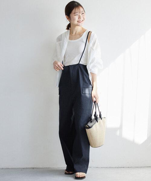SLOBE IENA（スローブイエナ） オーバーオール 38 ベージュ レディース