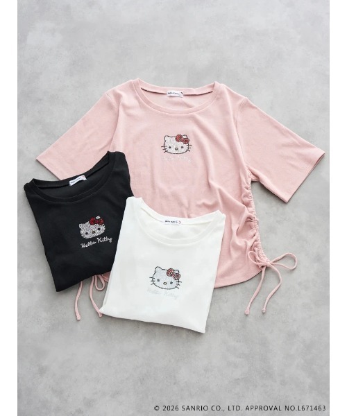 sanrio（サンリオ） tシャツ 半袖 「サンリオキャラクターズ」「大きい