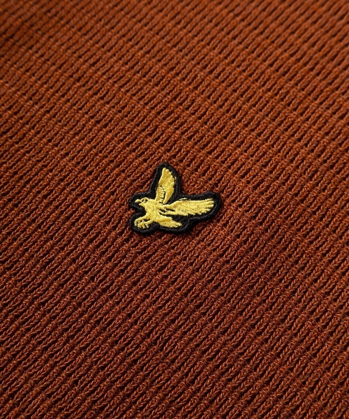 「LYLE&SCOTT」 半袖ニット L ベージュ メンズ_画像6