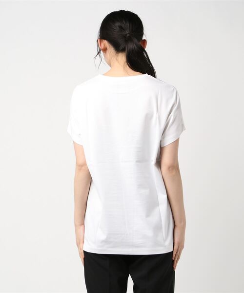 「ATON」 半袖Tシャツ ONE SIZE ブルー系その他2 レディース_画像3