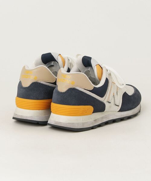 「New Balance」 ローカットスニーカー 23cm ホワイト レディース_画像2