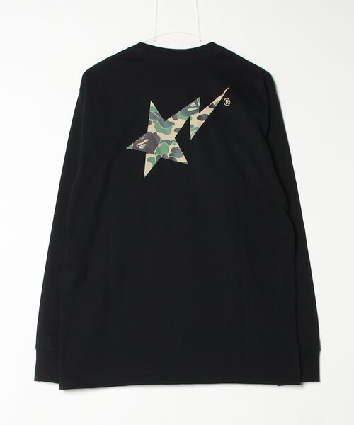 A BATHING APE（アベイシングエイプ） tシャツ ABC CAMO BAPE STA LS