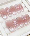 ネイルチップ ネイルシール ネイルチップ 花 ...の詳細画像3