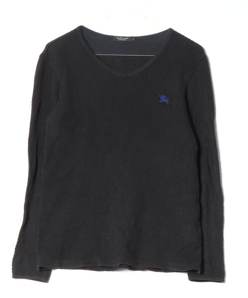 BURBERRY BLACKLABE 男性用Ｔシャツ(7分丈) BURBERRY BLACK LABEL（バーバリーブラックレーベル） ワンポイント