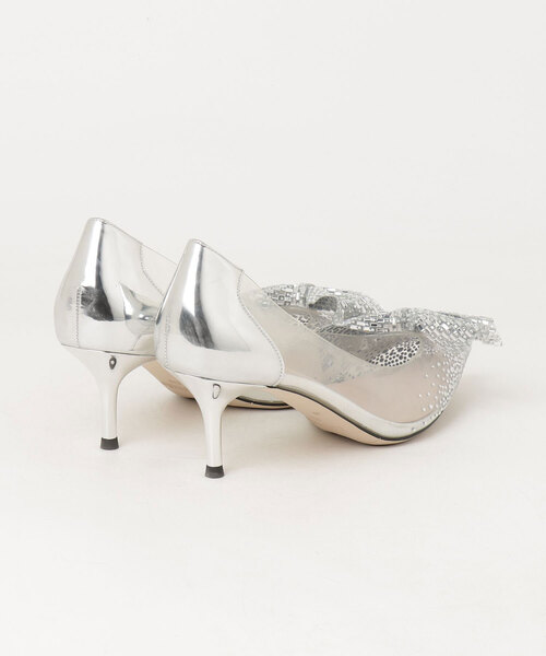 「STACCATO」 パンプス 24.5cm シルバー レディース_画像2