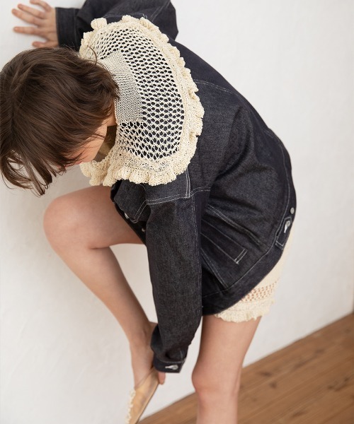 leinwande（ラインヴァンド） ニットカーディガン ONE SIZE ブラック