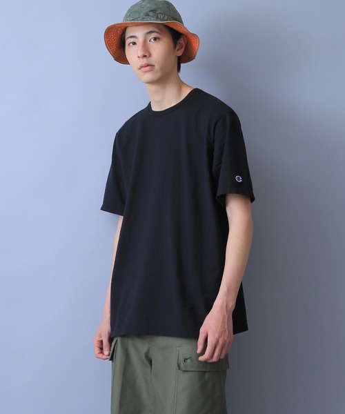 チャンピオン Champion オーセンティック Crop Top - Space Dye レディース シャツ トップス Crush Dye Blac Champion tシャツ チャンピオン Garment Dyed クルーネックT
