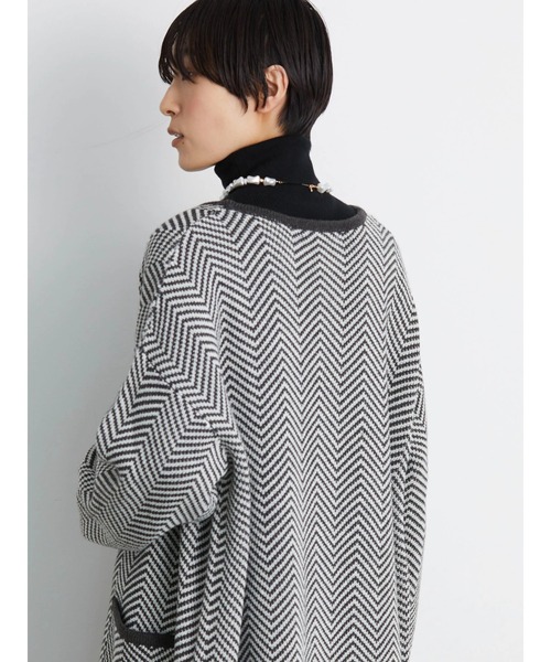 カーディガン ジャガードニットカーディガン :61241466:ZOZOTOWN Yahoo