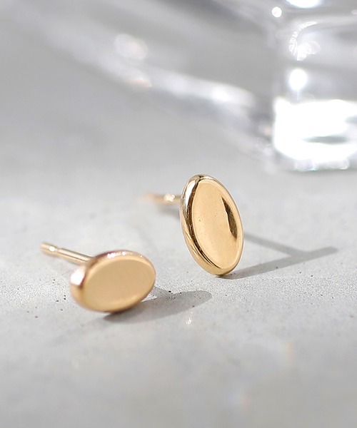 ANEMONE（アネモネ） ピアス オーバルピアス「K10」 レディース