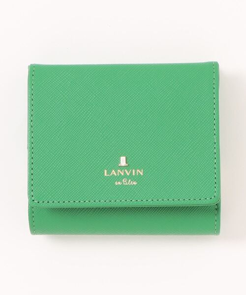 LANVIN en Bleu*リュクサンブールカラー 内BOX二つ折り財布 LANVIN en Bleu リュクサンブールカラー 内BOX二つ折り財布