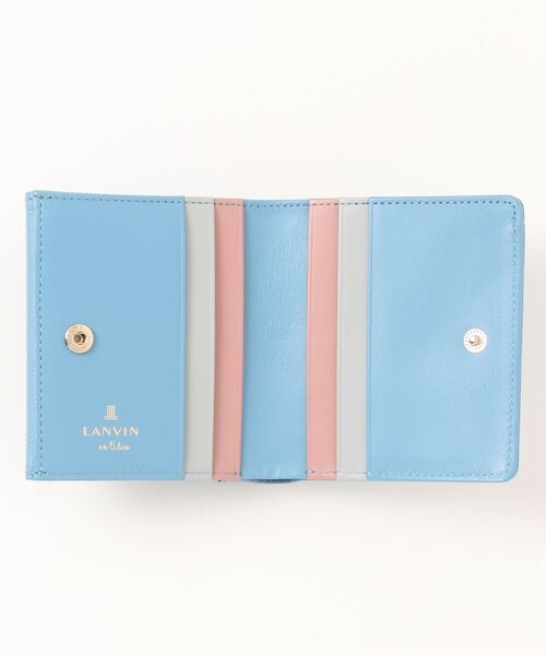 【なな】LANVIN en Bleu折財布リュクサンブール LANVIN en Bleu 財布 リュクサンブールカラー 内BOX二つ折り財布