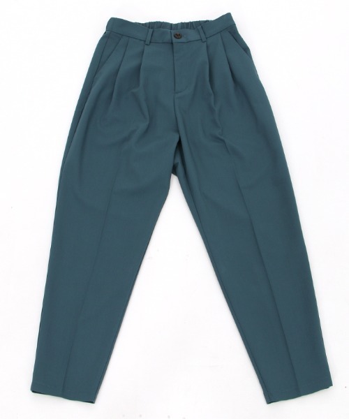AXESーX パンツ ツータックテーパードパンツ メンズ レディース