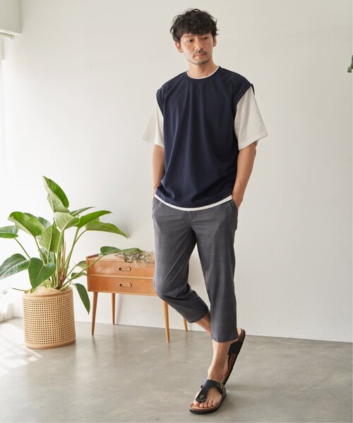 DT♪ SACHA クロップドパンツ 関税込 ikka パンツ SARAT イージークロップドパンツ メンズ : ZOZOTOWN