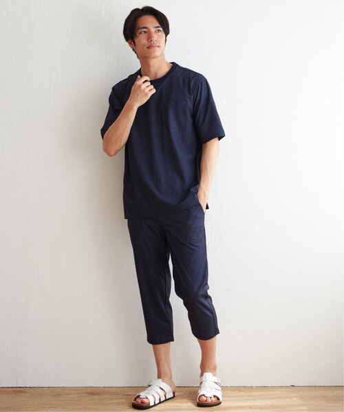 ikka パンツ SARAT イージークロップドパンツ メンズ : ZOZOTOWN