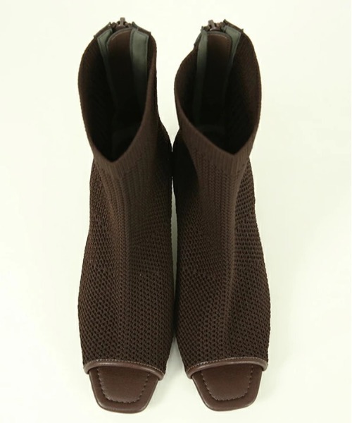 No one knows（ノーワンノーズ） ブーツ THE5 オープントゥメッシュ