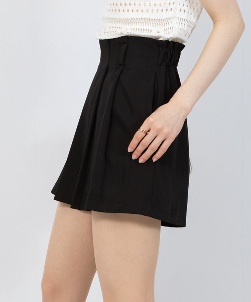 ♡ハイウエストファーショートパンツ♡ pium ピウム ブラック ハイウエストファーショートパンツ – pium