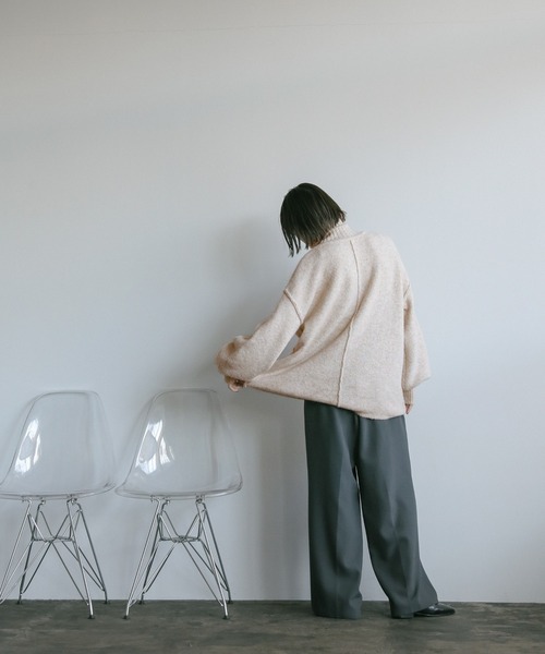 select MOCA ニット セーター リンキングボリュームスリーブ