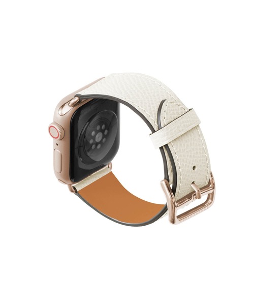 腕時計 ノービレ Apple Watch レザーバンド「38mm/40mm/41mm/42mm， S/Mサイズ」 (アダプター：ゴールド) レディースの画像