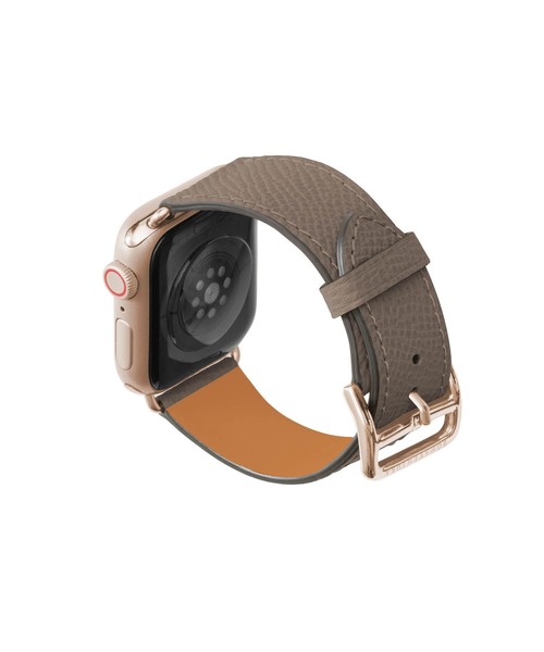 腕時計 ノービレ Apple Watch レザーバンド「38mm/40mm/41mm/42mm， S/Mサイズ」 (アダプター：ゴールド) レディースの画像